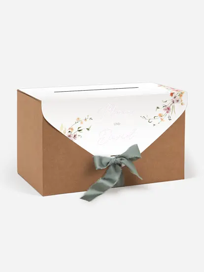 Kartenbox Hochzeit Flora