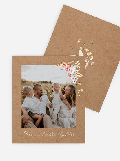 Retro Fotos Ostern Flora