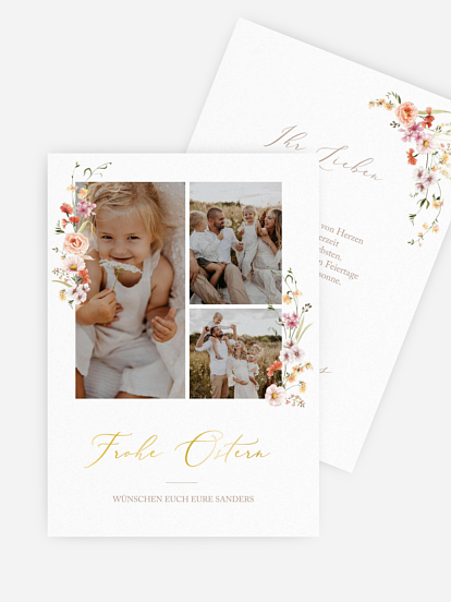 Osterkarte Flora