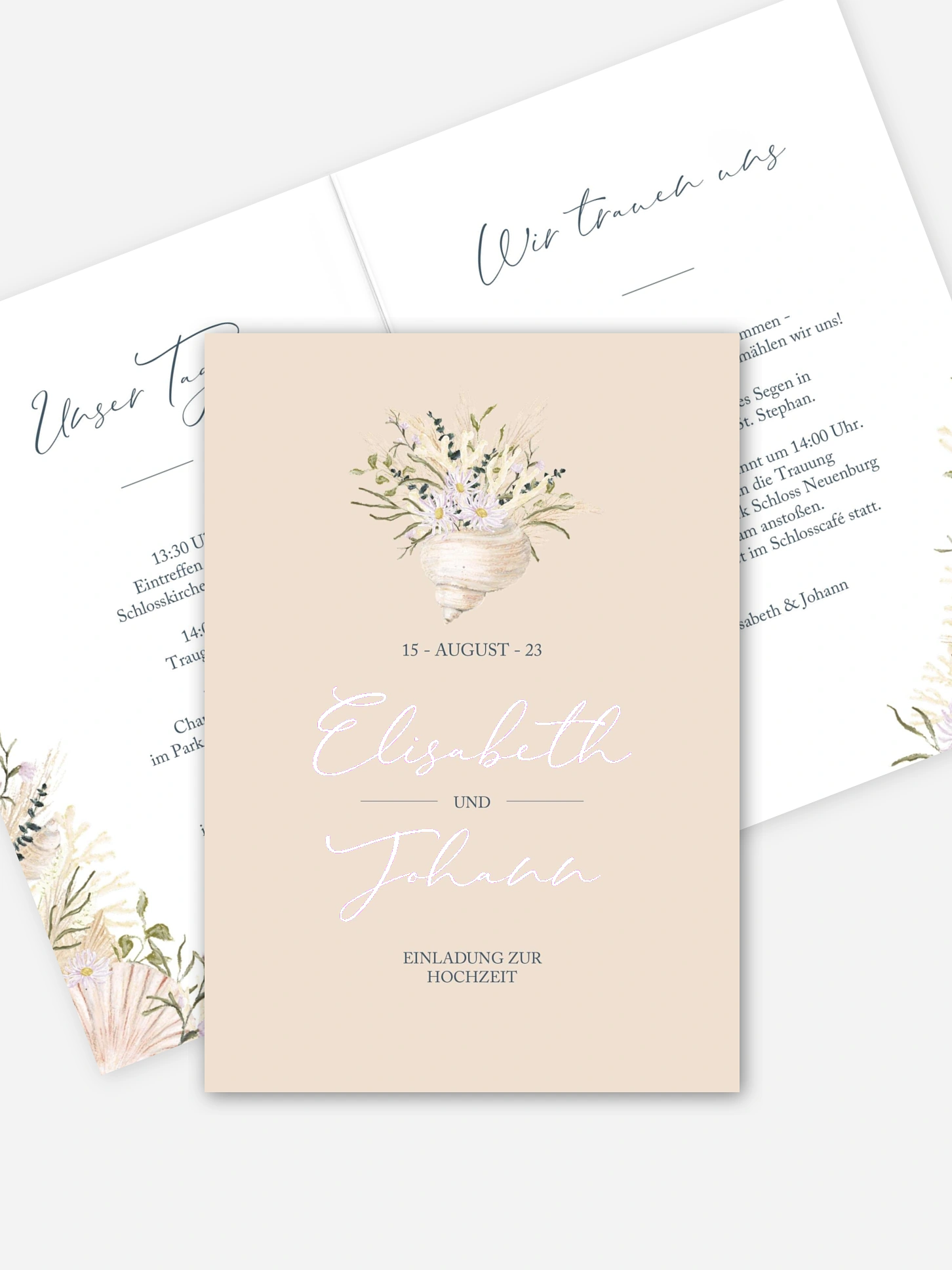 Hochzeitseinladung Meeresbrise