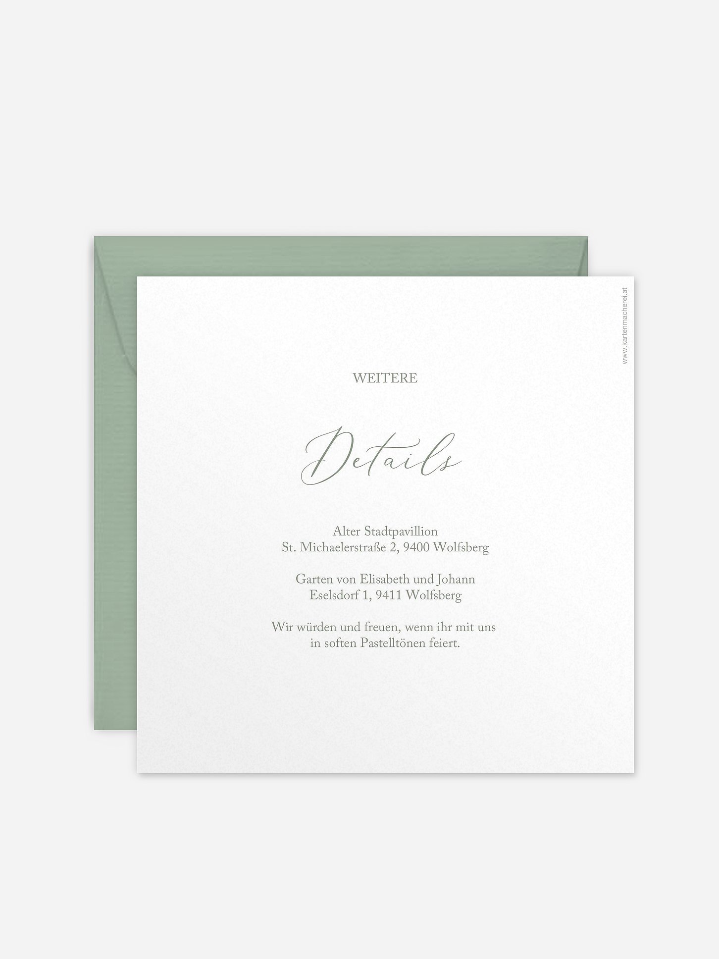 Hochzeitseinladung Peach Roses
