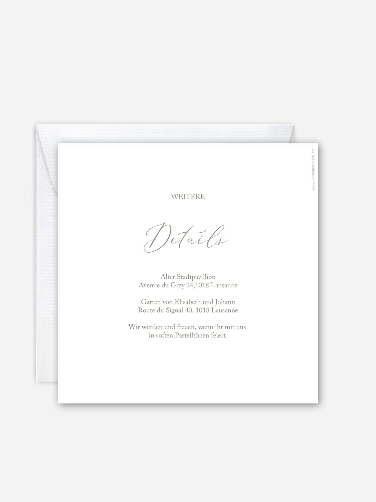 Hochzeitseinladung Peach Roses