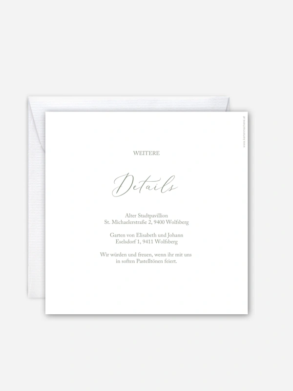 Hochzeitseinladung Peach Roses
