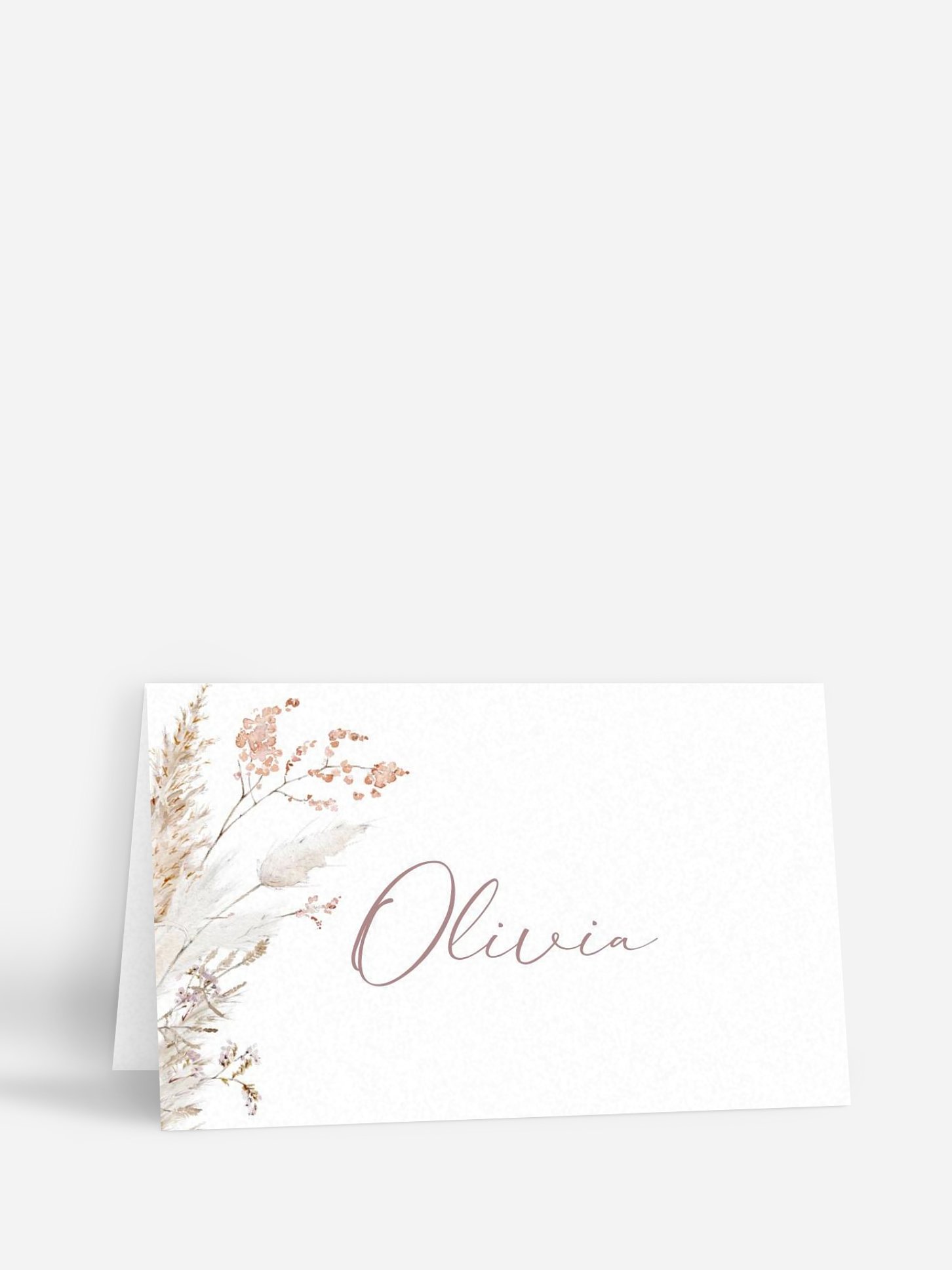 Tischkarte Hochzeit Petiole Grasses