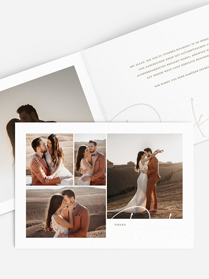 Dankeskarte Hochzeit Full of Love