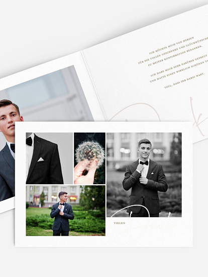 Danksagung Konfirmation Full of Love