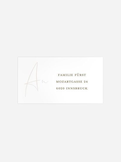 Empfängeraufkleber Konfirmation und Kommunion Full of Love