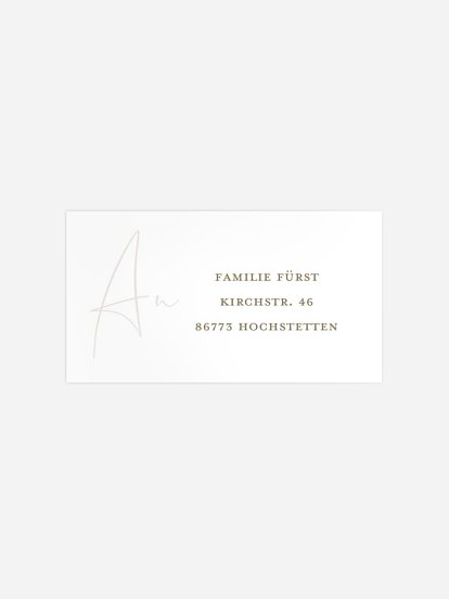 Empfängeraufkleber Konfirmation und Kommunion Full of Love