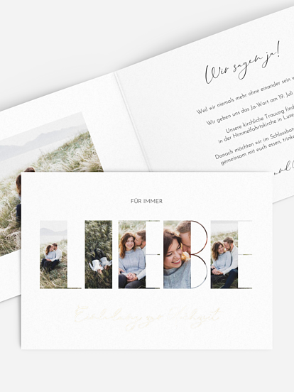 Hochzeitseinladung Liebeszauber