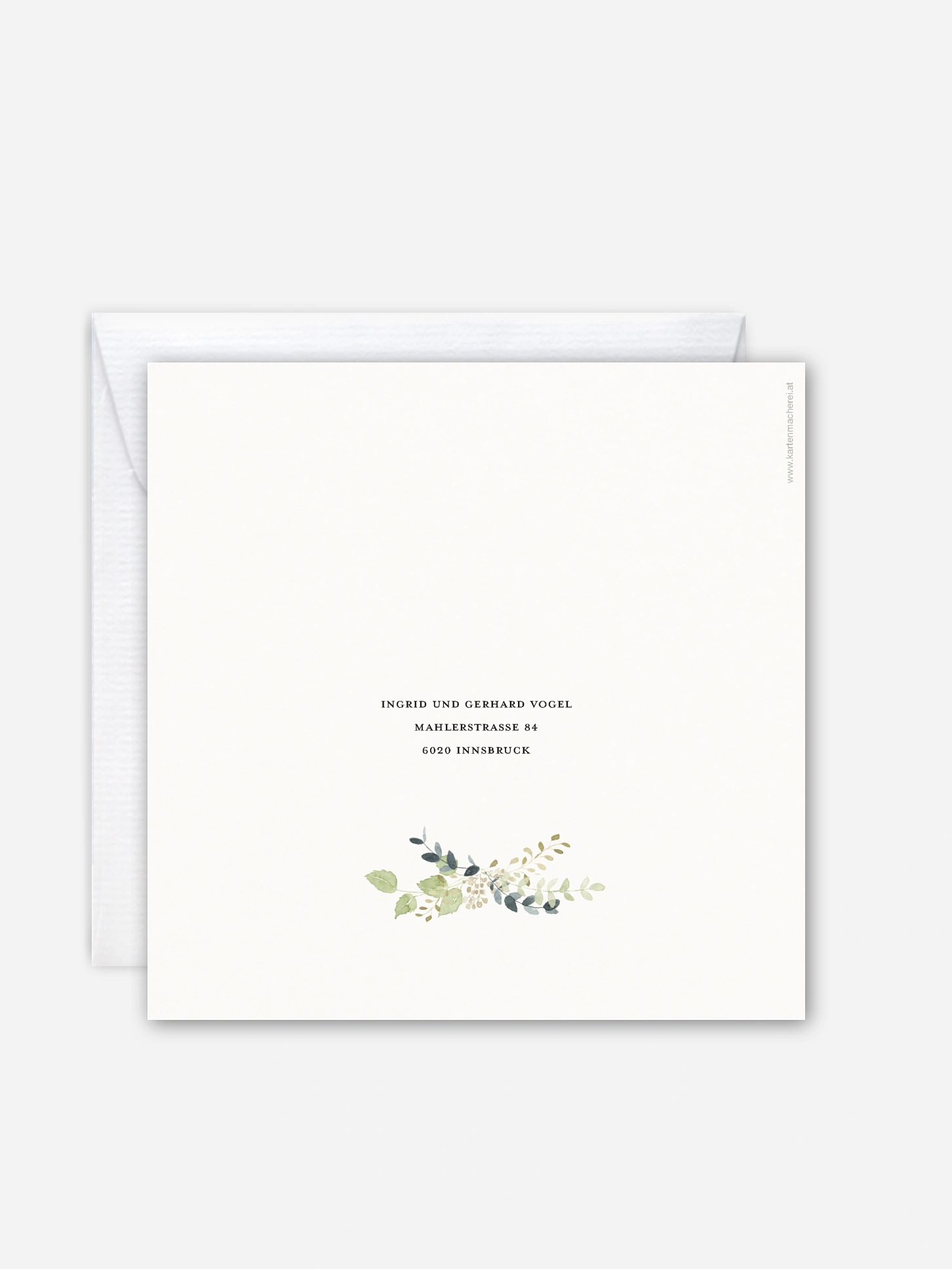 Danksagung zur Goldenen Hochzeit Waldliebe