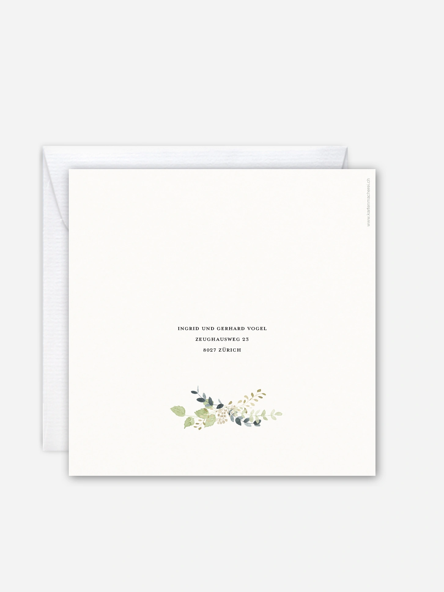 Danksagung zur Goldenen Hochzeit Waldliebe