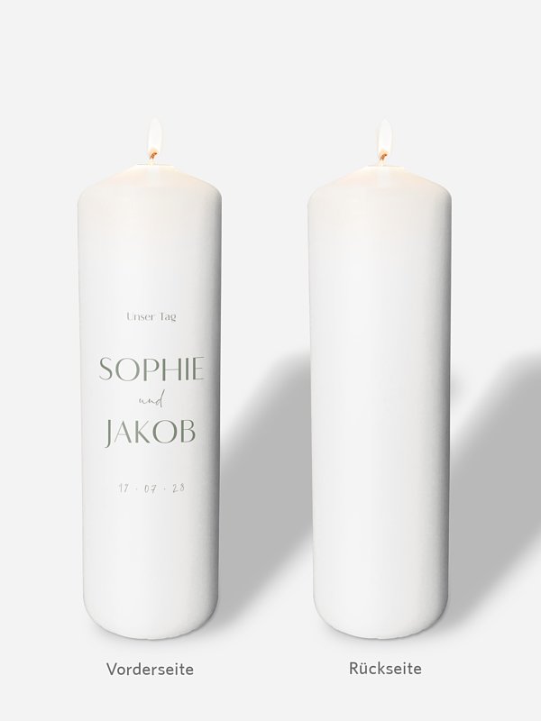 Hochzeitskerze Fall in Love