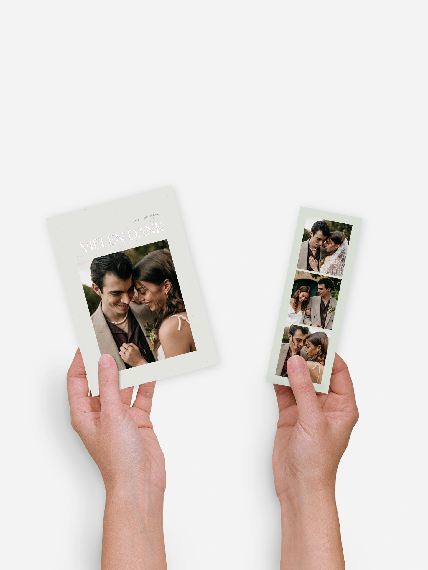 Dankeskarte Hochzeit Fall in Love