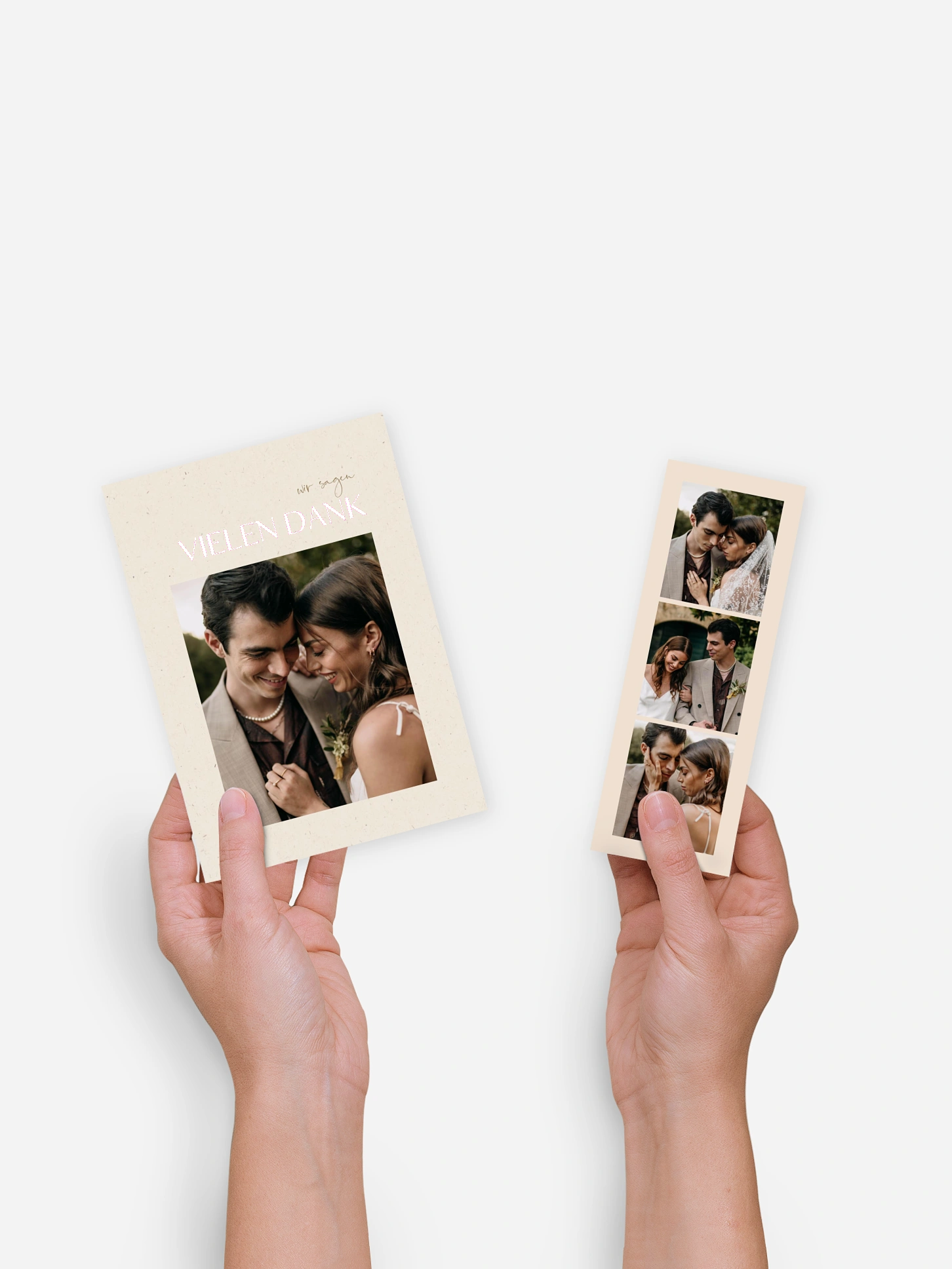 Dankeskarte Hochzeit Fall in Love