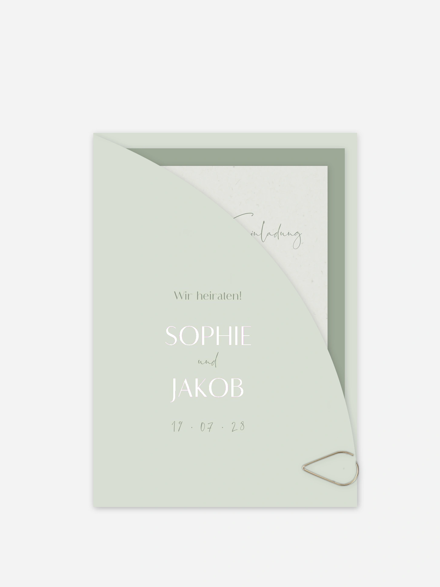 Hochzeitseinladung Fall in Love