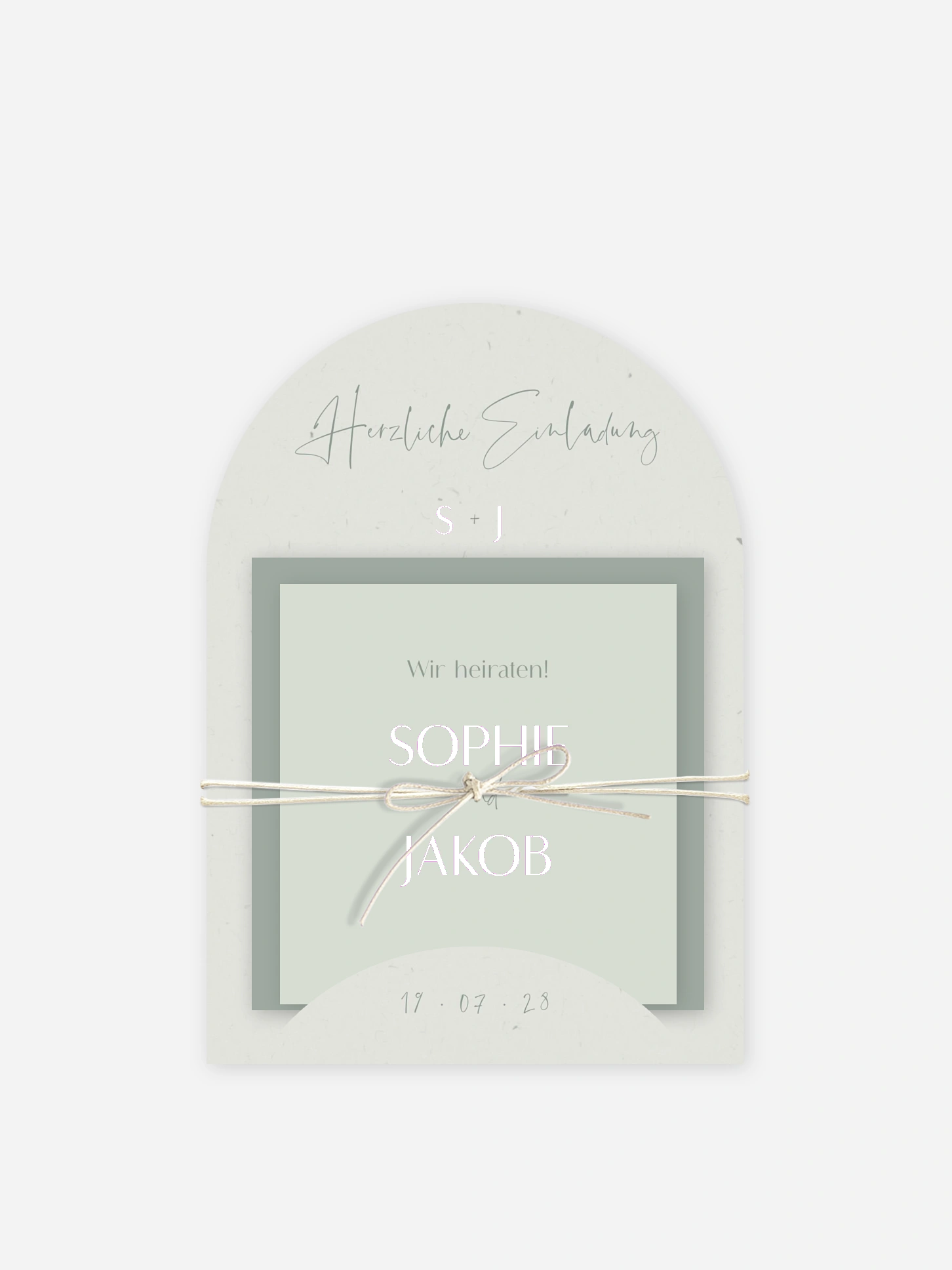 Hochzeitseinladung Fall in Love
