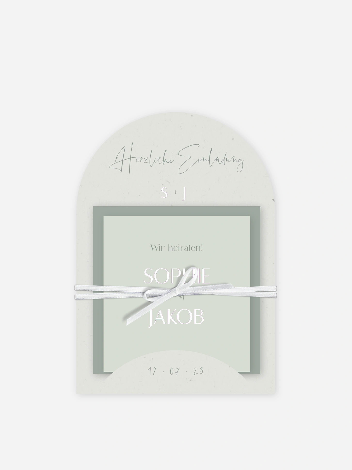 Hochzeitseinladung Fall in Love
