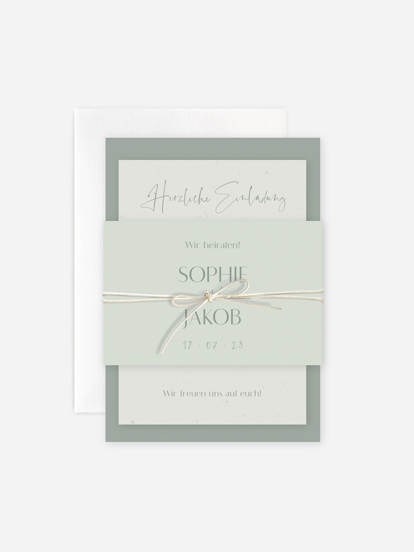 Hochzeitseinladung Fall in Love