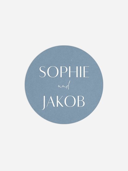 Geschenkaufkleber Hochzeit Fall in Love