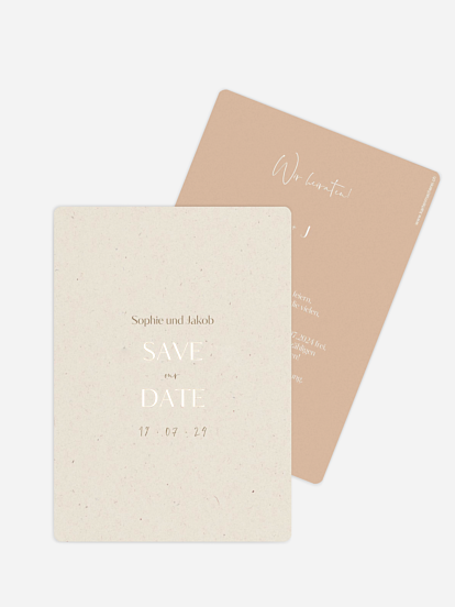 Save-the-Date Karte Fall in Love
