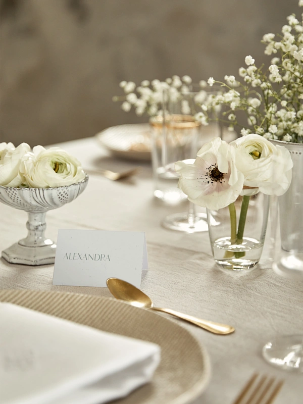 Tischkarte Hochzeit Fall in Love