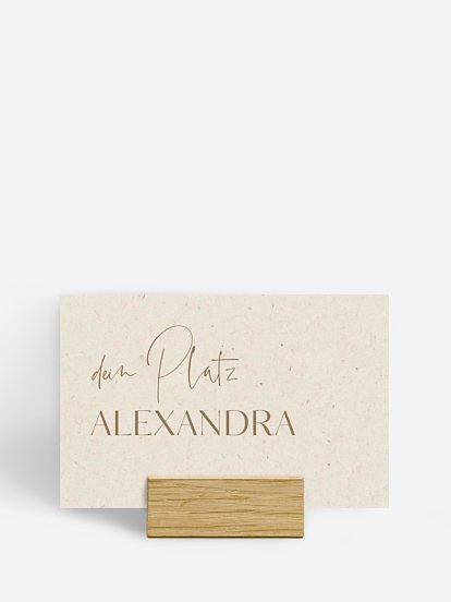 Tischkarte Hochzeit Fall in Love