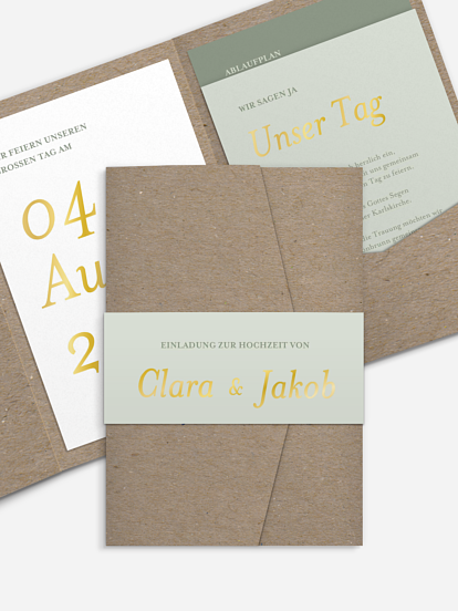 Hochzeitseinladung Our Day