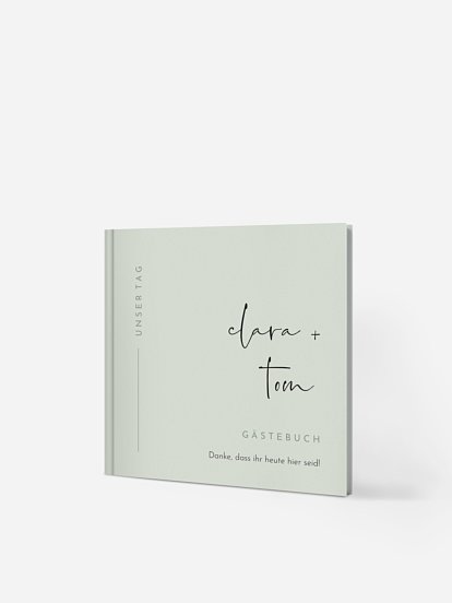 Gästebuch Modern Type