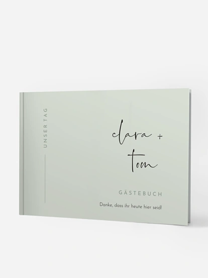 Gästebuch Modern Type