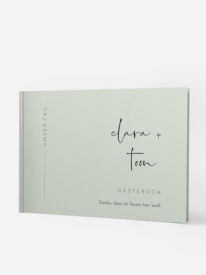 Gästebuch Modern Type