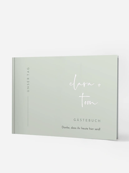 Gästebuch Modern Type
