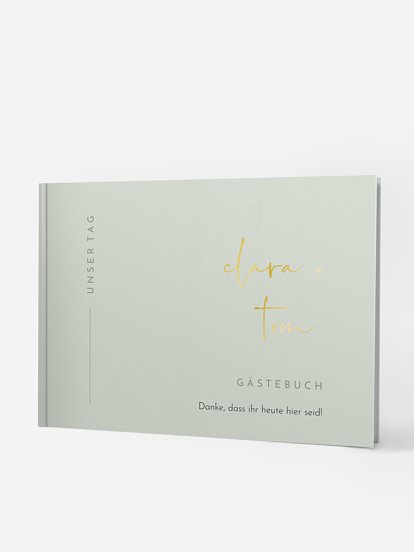 Gästebuch Modern Type