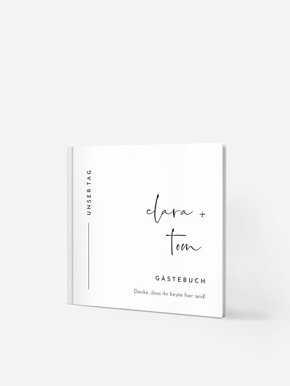 Gästebuch Modern Type
