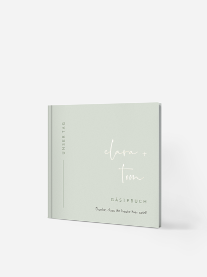 Gästebuch Modern Type