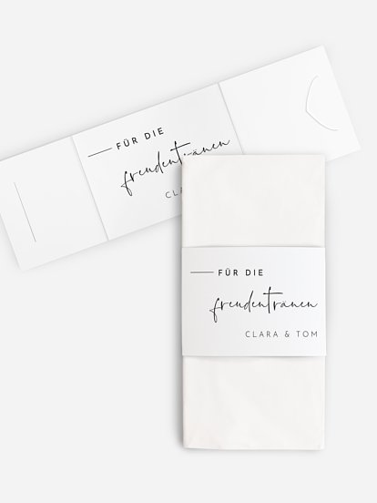 Freudentränen-Taschentücher Modern Type