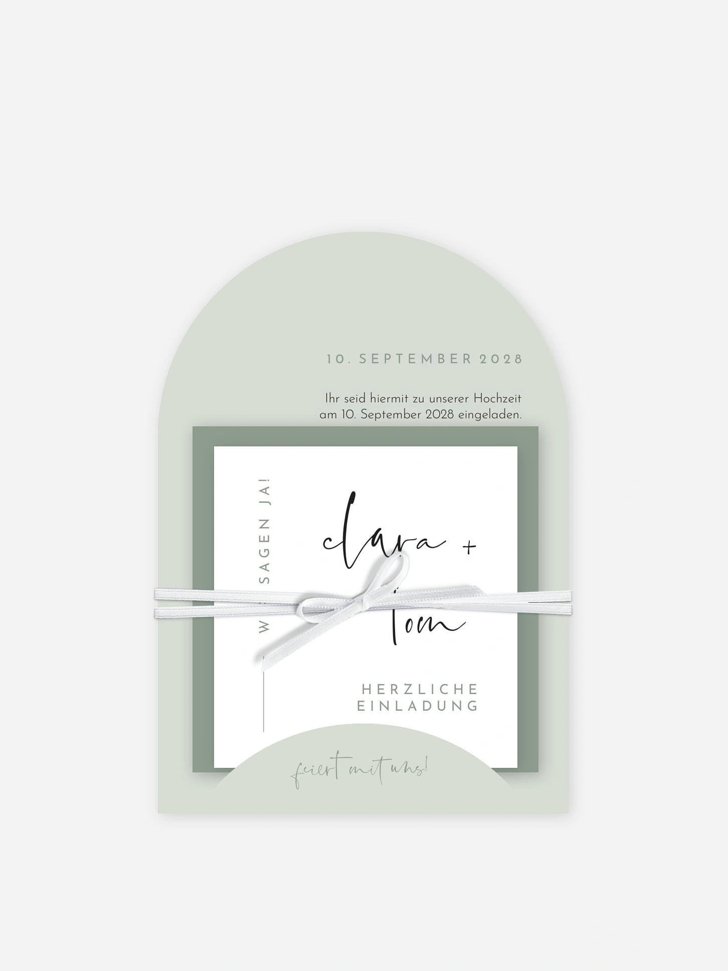 Hochzeitseinladung Modern Type