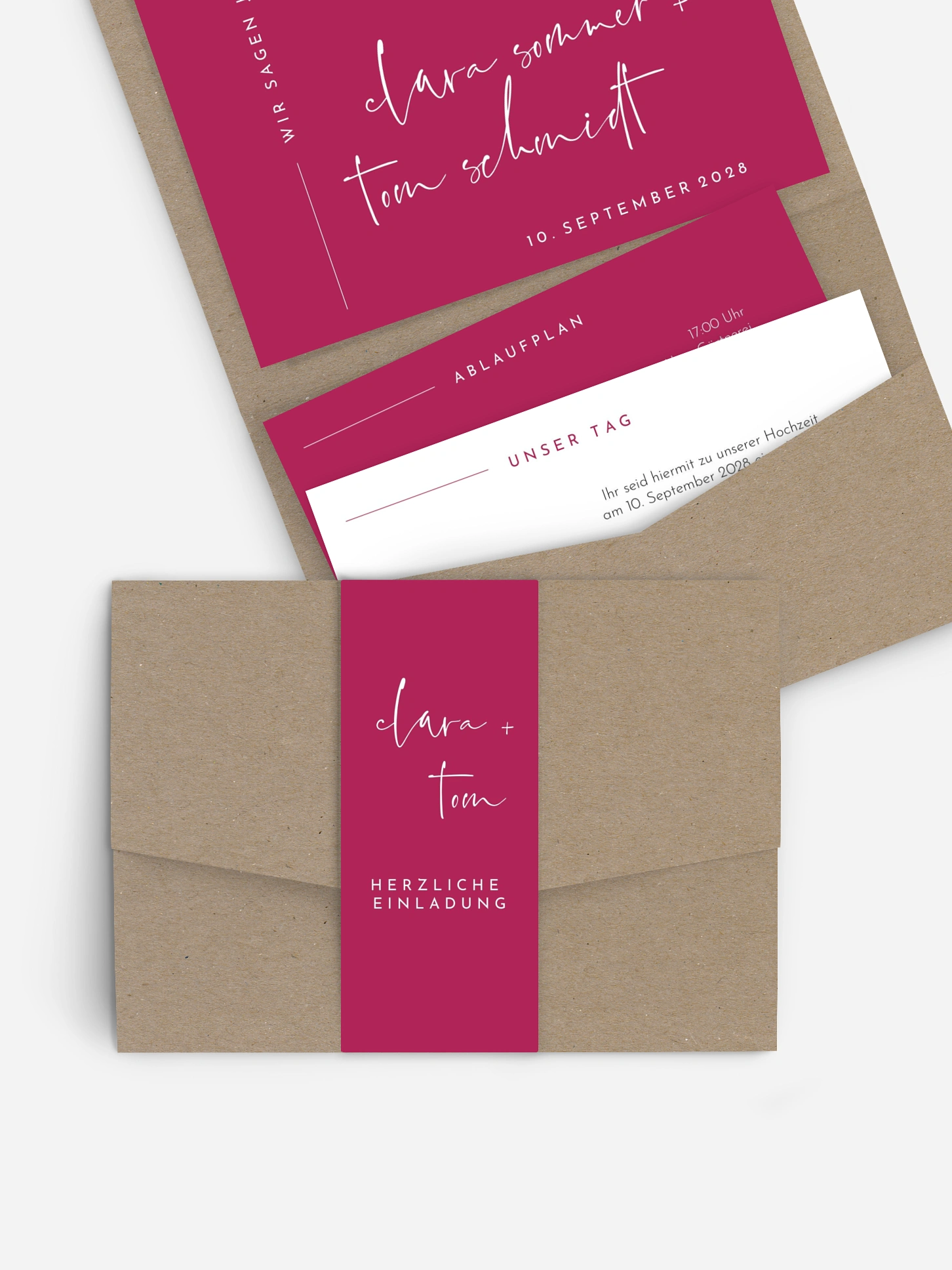 Hochzeitseinladung Modern Type