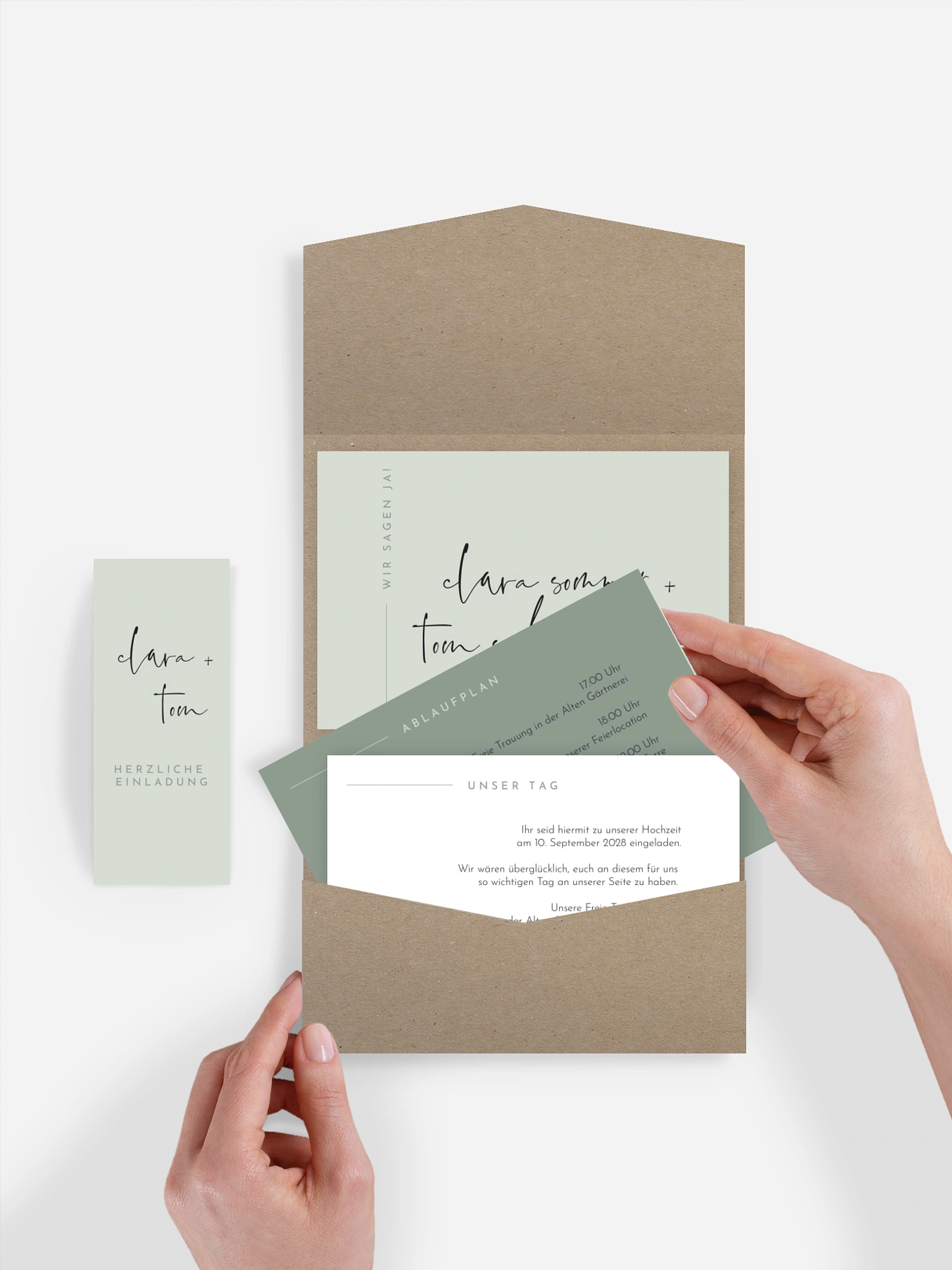 Hochzeitseinladung Modern Type