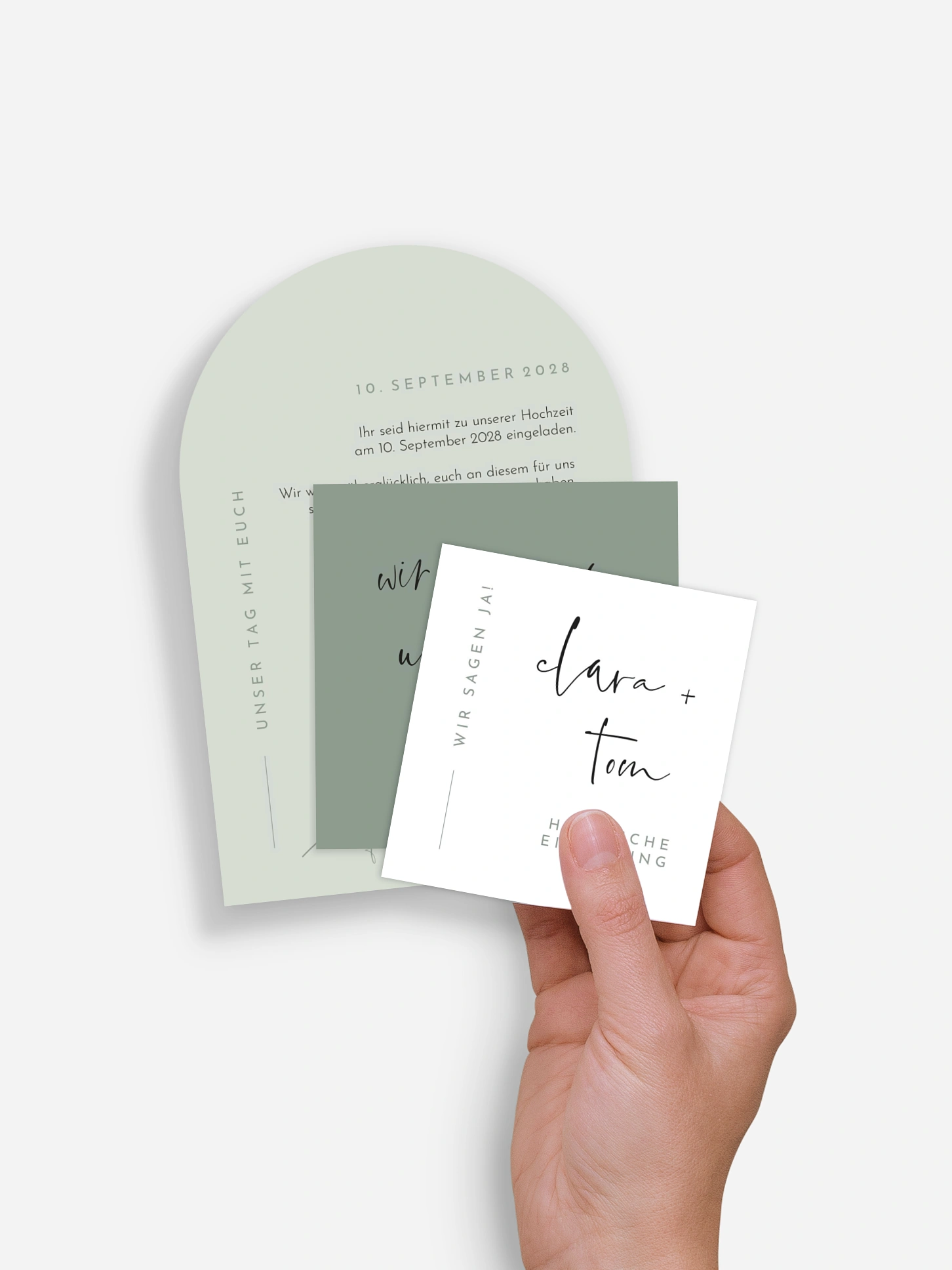 Hochzeitseinladung Modern Type