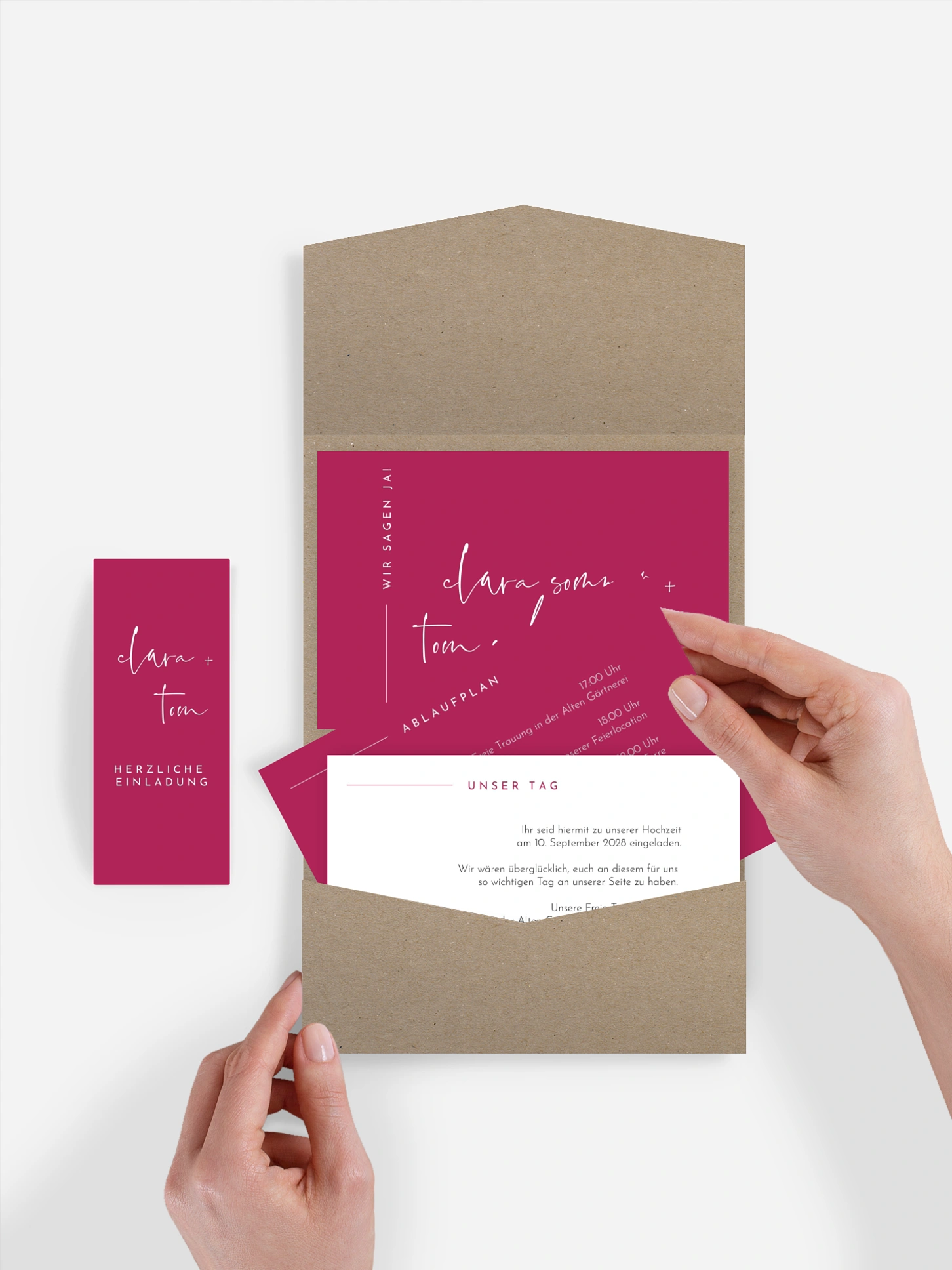 Hochzeitseinladung Modern Type