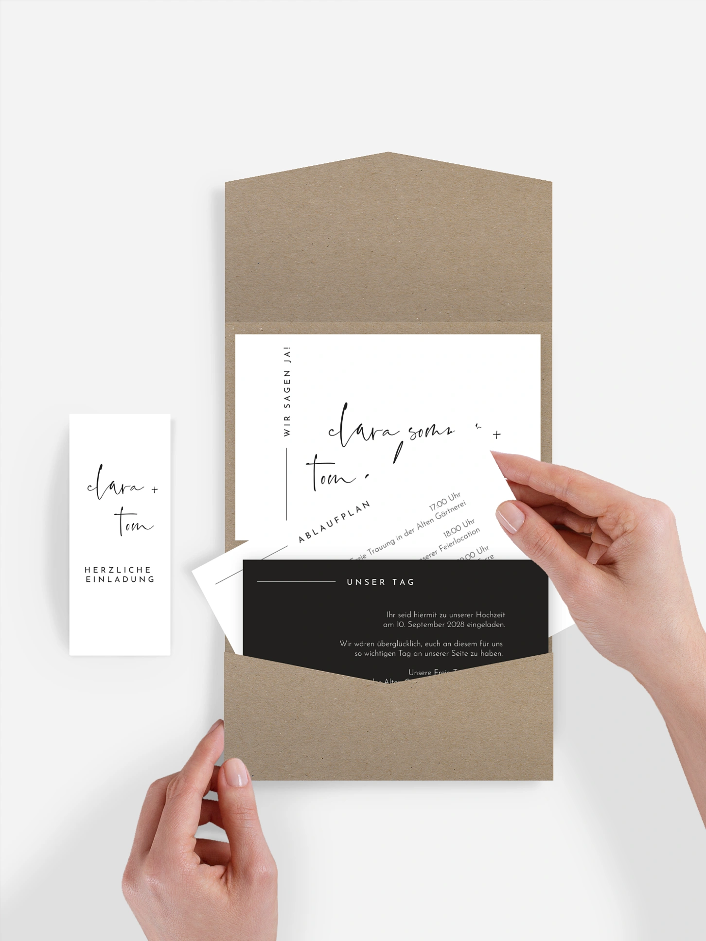 Hochzeitseinladung Modern Type
