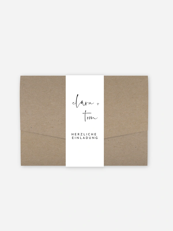 Hochzeitseinladung Modern Type