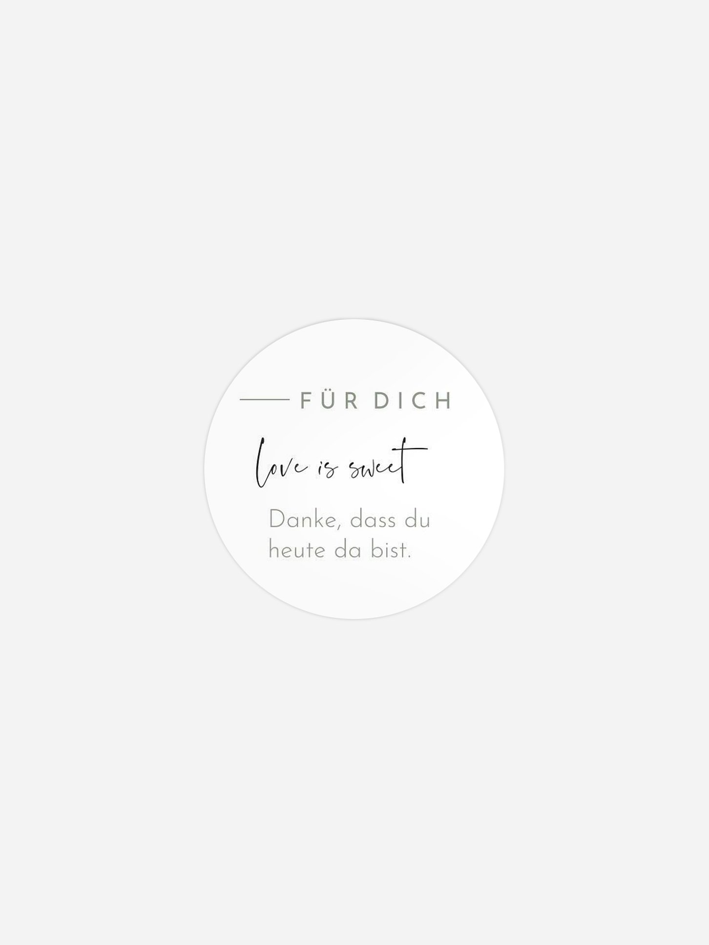 Geschenkaufkleber Hochzeit Modern Type