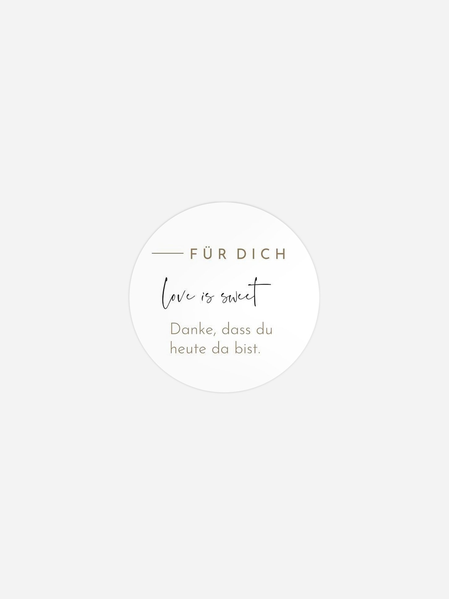 Geschenkaufkleber Hochzeit Modern Type