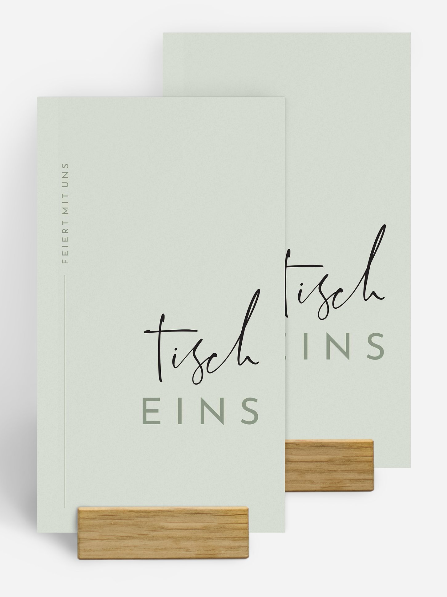 Tischnummer Modern Type