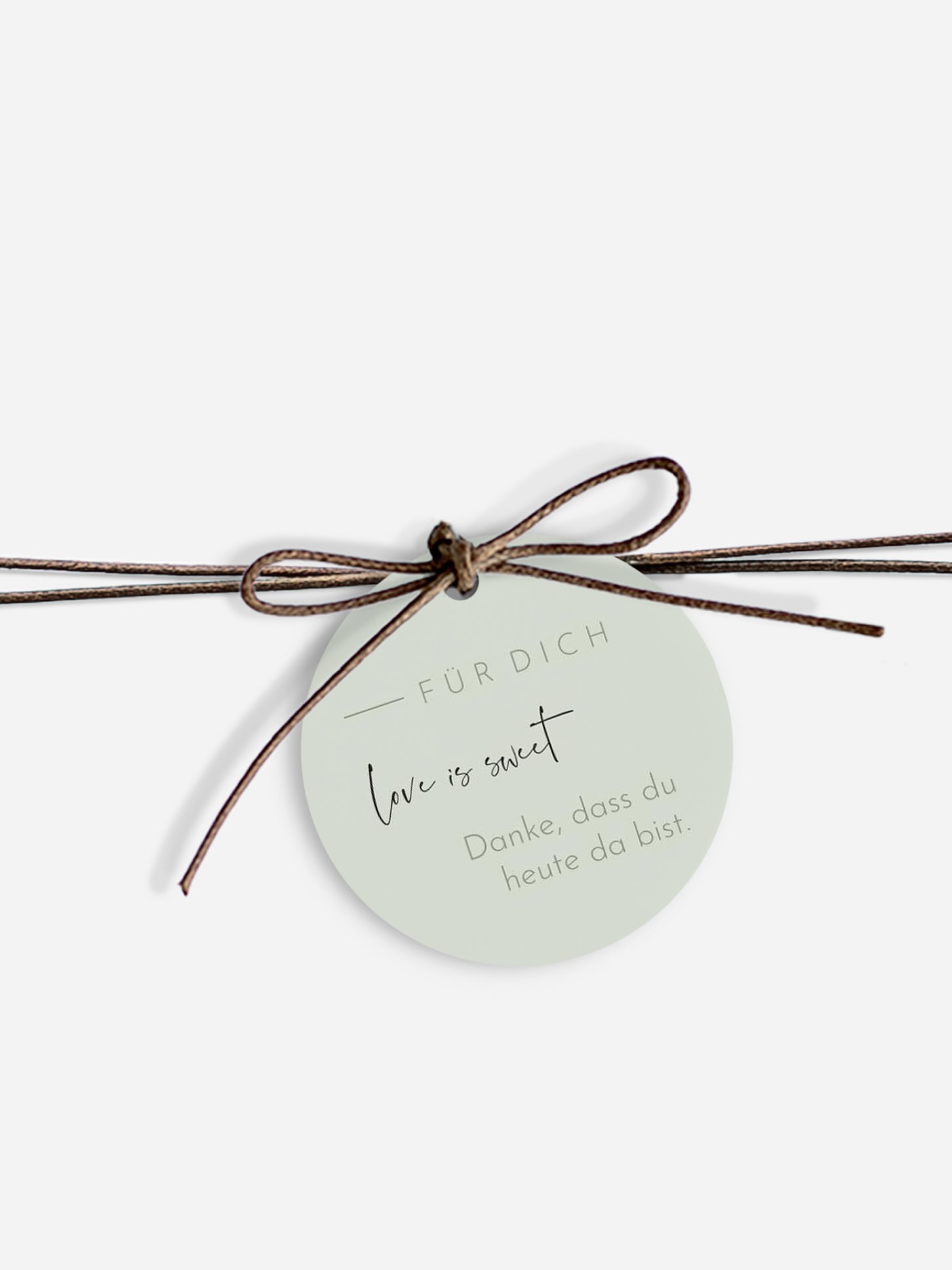 Anhänger mit Band zur Hochzeit Modern Type