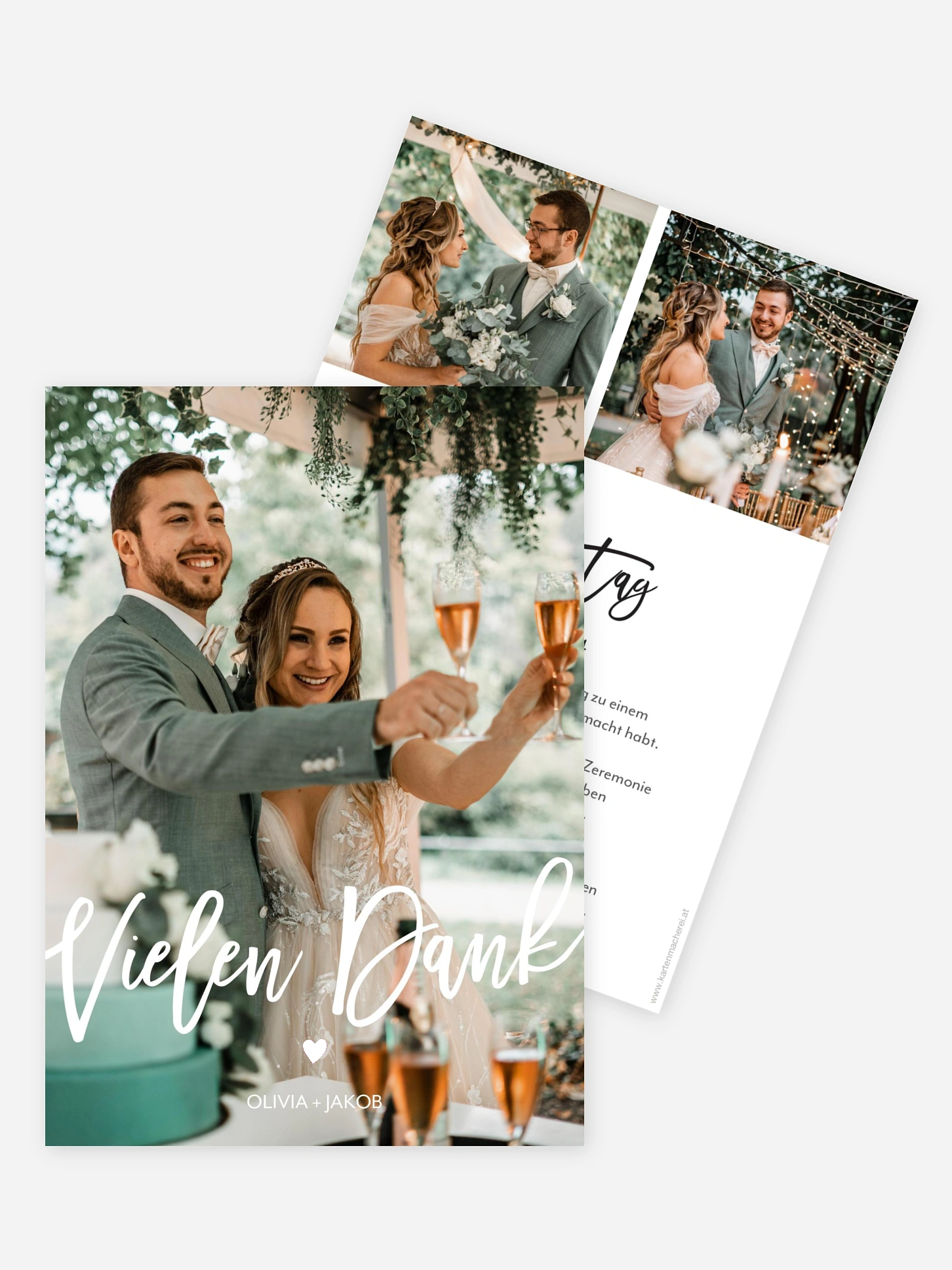 Dankeskarte Hochzeit Vielen Dank