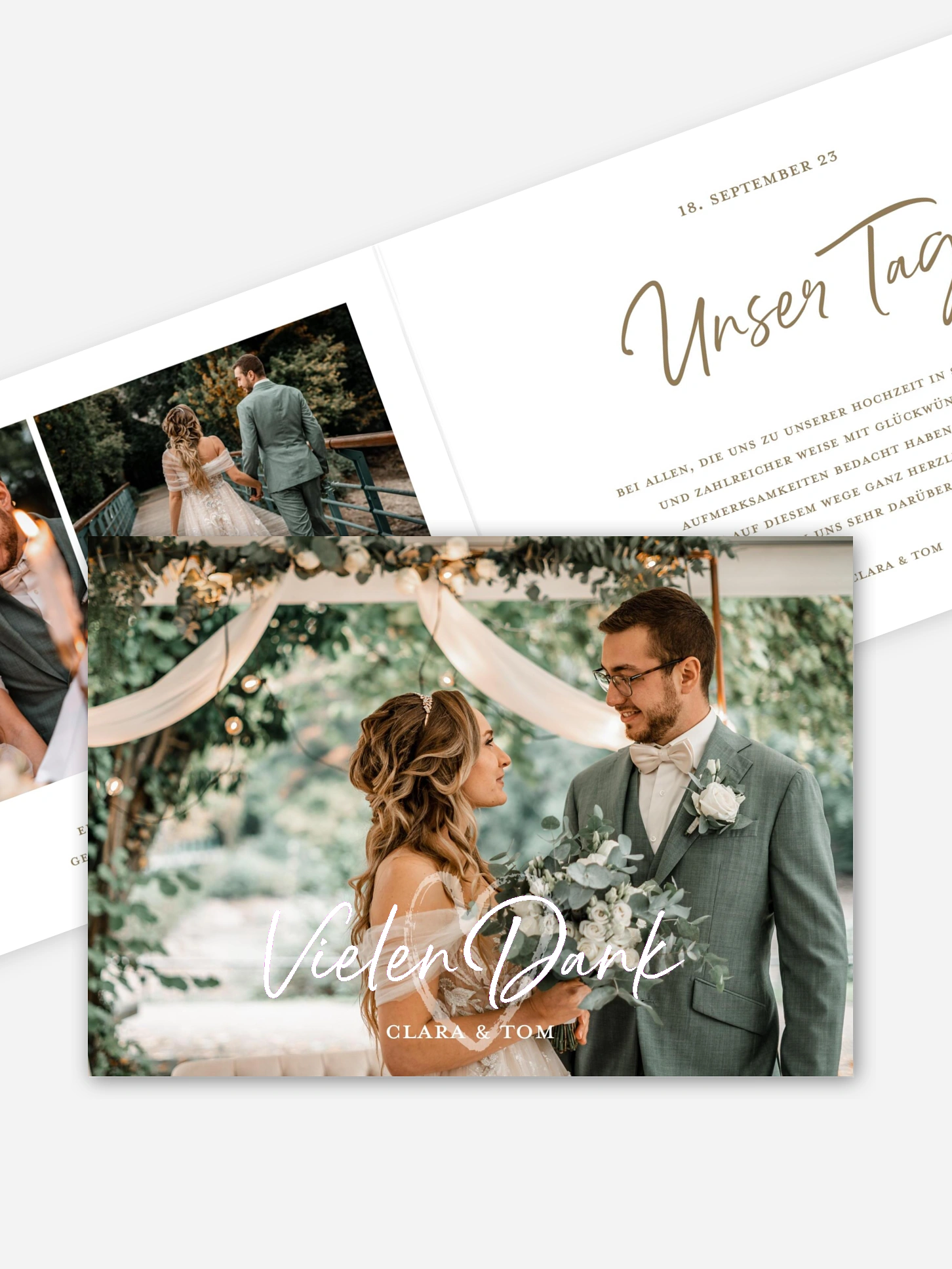 Dankeskarte Hochzeit From Us