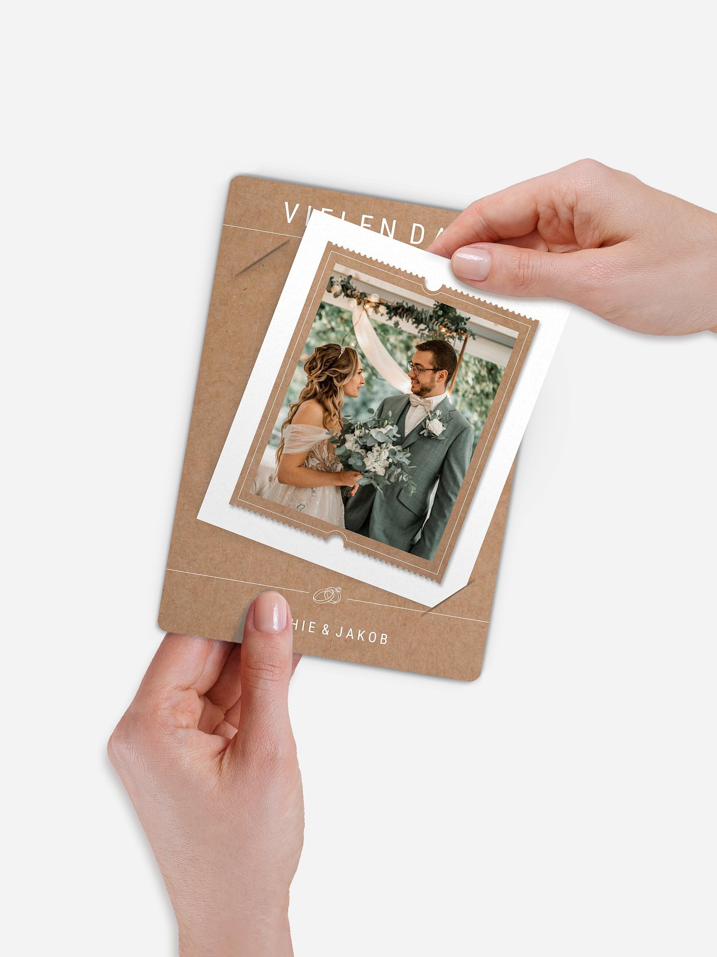 Dankeskarte Hochzeit Glücksreise
