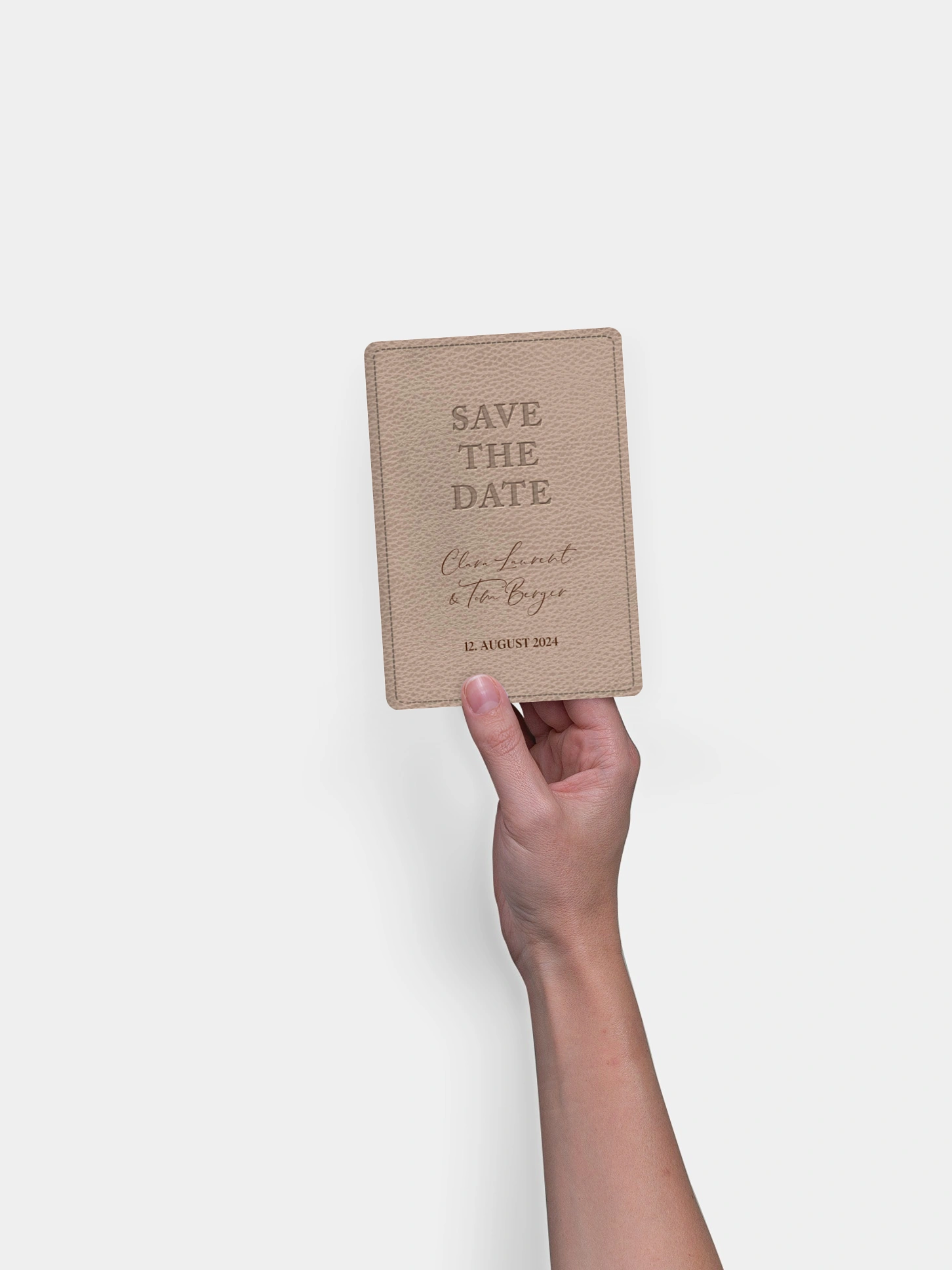 Save-the-Date Karte Unsere Reise